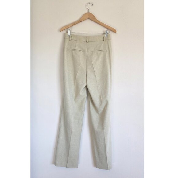 House of Harlow 1960 Light Sage Green Tailored Trousers, Suit Pants, Pleated - Picture 8 of 10
